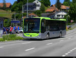 BLS/Busland - Mercedes Citaro Nr.110 BE 755110 beider zufahrt zum Bahnhof von Sumiswald-Grünen am 11.06.2022