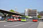 Busland AG, Burgdorf Nrn. 36, 5, 40 und 29 am 22. September 2009 beim Bahnhof Burgdorf.