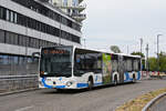 Mercedes Citaro 213 von Busbetrieb Olten G�sgen, auf der Tramersatzlinie 11, f�hrt am durch die Neapelstrasse.