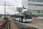 Mercedes Citaro 214 von Busbetrieb Olten G�sgen, auf der Tramersatzlinie 11, f�hrt am 20.05.2026 Richtung Endstation beim Dreispitz. Aufnahme Basel.
