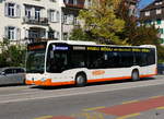 BSU - Mercedes Citaro Nr.93  SO 172093 unterwegs vor dem Bahnhof in Solothurn am 21.09.2017
