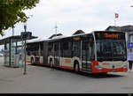 BSU - Mercedes Citaro Nr.55 SO 155955 unterwegs auf der Linie 1 bei den Bushaltestellen gegenüber des Bahnhof Solothurn am 18.09.2019