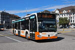 Mercedes Citaro 1297, auf der Linie 6, fährt am 15.09.2025 zur Haltestelle beim Bahnhof Solothurn.