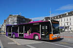 Mercedes Citaro 1266, auf der Linie 2, verlässt am 15.09.2025 die Haltestelle beim Bahnhof Solothurn.