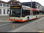 BSU - Mercedes Citaro Nr.1288  SO 172088 unterwegs auf der Linie 7 bei den Haltestellen vor dem Bahnhof Solothurn am 15.03.2026