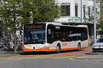 Mercedes Citaro 1286, auf der Linie 3, f�hrt am 15.09.2025 zur Haltestelle beim Bahnhof Solothurn.