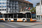 Mercedes Citaro 1286, auf der Linie 3, verl�sst am 15.09.2025 die Haltestelle beim Bahnhof Solothurn.