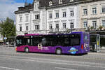 Mercedes Citaro 1266 MOONLINER, auf der Linie 2, bedient am 15.09.2025 die Haltestelle beim Bahnhof Solothurn.