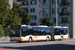 Mercedes Citaro 1160, auf der Linie 1, f�hrt am 15.09.2025 zur Haltestelle beim Bahnhof Solothurn.
