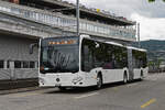 Mercedes Citaro 714 von Intertours, auf der Tramersatzlinie 11, f�hrt am 20.05.2026 zur Endstation beim Dreispitz.