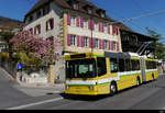 TransN / Stadt Neuchâtel - NAW Trolleybus  Nr.109 unterwegs in der Stadt Neuenburg am 20.04.2019