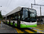 TransN Neuchatel - Trolleybus Nr.138 unterwegs auf der Linie 107 in der Stadt Neuchatel am 21.09.2020