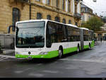 TransN Neuchatel - Mercedes Citaro Nr.326  NE 106326 unterwegs auf der Linie 422 in der Stadt Neuchatel am 21.09.2020