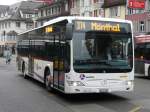 Postauto - Mercedes Citaro AG 265187 unterwegs auf der Linie 374 bei den Bushaltestellen vor dem Bahnhof Brugg am 24.10.2013