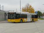 Postauto - MAN Lion`s City  AG 13522 bei den Bushaltestellen beim Bahnhof Laufenburg am 24.10.2013