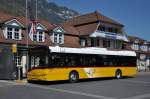 Solaris Bus der Post am Bahnhof Interlaken Ost.