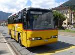 Postauto - Neoplan  TI 21111 unterwegs in der Stadt Locarno am 23.08.2014