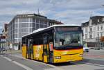 IVECO Bus der Post auf der Linie 12 bedient die Haltestelle beim Bahnhof Solothurn.