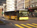 Postauto - Mercedes Citaro  BE  26613 unterwegs auf der Linie 74 in der Stadt Biel am 11.02.2016