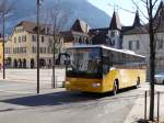 Postauto - Serta VS 127372 unterwegs in der Stadt Sierre am 16.02.2016