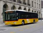 Postauto - Mercedes Citaro  AG  14618 unterwegs auf der Linie 136 in der Stadt Aarau am 28.02.2016