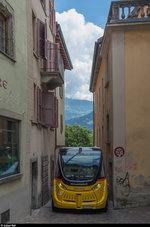 Die Buslinie ohne Fahrer hat ihren Betrieb in Sion aufgenommen.