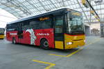 Irisbus mit Werbung für Radio Südostschweiz am 17.12.16 auf dem Postdeck Chur.