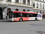 Postauto / Ortsbus Brig - MAN Lion`s City VS 449118 vor dem Bahnhof in Brig am 01.04.2017