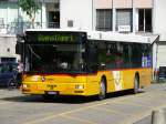 Postauto - MAN Bus AG 363178 auf Dienstfahrt in Bremgarten/AG am 05.09.2008