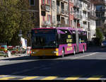 Postauto - Mercedes Citaro  BE 734635 unterwegs auf der Linie 105 in der Stadt Bern am 16.03.2019
