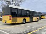 Heckansicht des Citaro Facelift LE am 17.3.20 bei Interbus Yverdon.