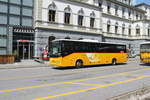 Postauto/Regie Brig VS 445 904 (Iveco Irisbus Crossway 12) am 6.7.2020 beim Bhf.