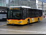 Postauto - Mercedes Citaro  AG  269830 bei den Bushaltestellen vor dem Bahnhof in Aarau am 31.01.2021