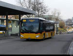 Postauto - Mercedes Citaro  SH 917 unterwegs vor dem Bahnhof Schaffhausen auf der Linie 630 am 05.02.2021