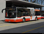 StadtBus Frauenfeld / Postauto - MAN Lion`s City TG 158216 bei den Bushaltestellen beim Bahnhof in Frauenfeld am 05.02.2021