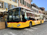 MB C2 hybrid '11562'  BE 719 306  vom PU Funicar AG, Biel (Eurobus, Erlach) am 29.3.21 beim Stedtli in Erlach.