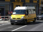 Postauto - Renault Master  NE  391514 unterwegs in Neuchâtel am 24.04.2021