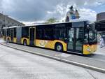 Der MB C2 G '11604' vom PU Bucheli Busbetriebe, Kriens am 11.9.21 kurz vor der Abfahrt in Luzern.