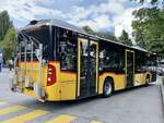 Heckansicht des MB C2 '11029' vom PU Bucheli Busbetriebe, Kriens am 11.9.21 nach der Abfahrt in Luzern.