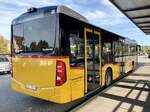 Heckansicht des MB C2 hybrid '11467' des PU Indermühle Bus, Reckingen am 18.10.21 beim Bahnhof Turgi.