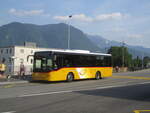 Postauto/Regie Lugano TI 339 215, PAG-ID: 11432 (Iveco Irisbus Crossway 10.8LE) am 14.6.2022 beim Bhf.