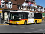 Postauto - Mercedes Citaro  BE  610532 vor dem Bahnhof in Interlaken Ost am 05.10.2022