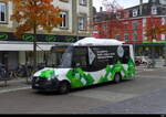 Postauto - K-Bus JU 63619 unterwegs in Delémont am 04.10.2022