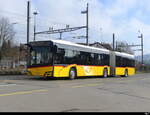 Postauto - Solaris Urbino  ZH 136618 in Bülach am 12.02.2023