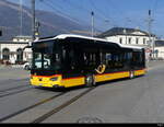 Postauto - Scania Citywide elektro  GR  166037 unterwegs in Chur am 05.03.2023