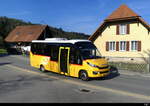 Postauto - Iveco First unterwegs in Jens (BE) am 18.04.2023