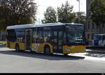 Postauto - Mercedes Citaro  VD  259968 unterwegs vor dem Bahnhof in Yverdon am 21.10.2023