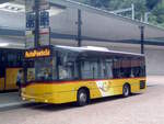 Postauto/Regie Bellinzona, ex. Regie Scuol, ex PU Sulzberger TI 223 687 (Solaris Urbino 8.9LE) am 10.8.2022 beim Bhf. Bellinzona. Dieser Wagen wurde anfänglich in die Deutschschweiz zu PU SUlzberger gelifert, weshalb er Deutsche, statt Italienische Anschriften (PostAuto, statt AutoPostale) trägt.
