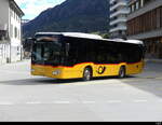 Postauto - Mercedes Citaro  GR  161660 vor dem Bhf. Ilanz am 29.03.2024