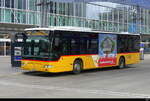 Postauto - Mercedes Citaro  AG  569504 vor dem SBB Bahnhof in Aarau am 01.04.2024